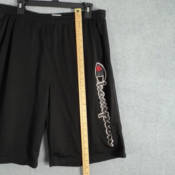 Champion Shorts Authentic Men Sz1 XL Black Gym Active Basketball Shorts Logo - Picture 3 of 11